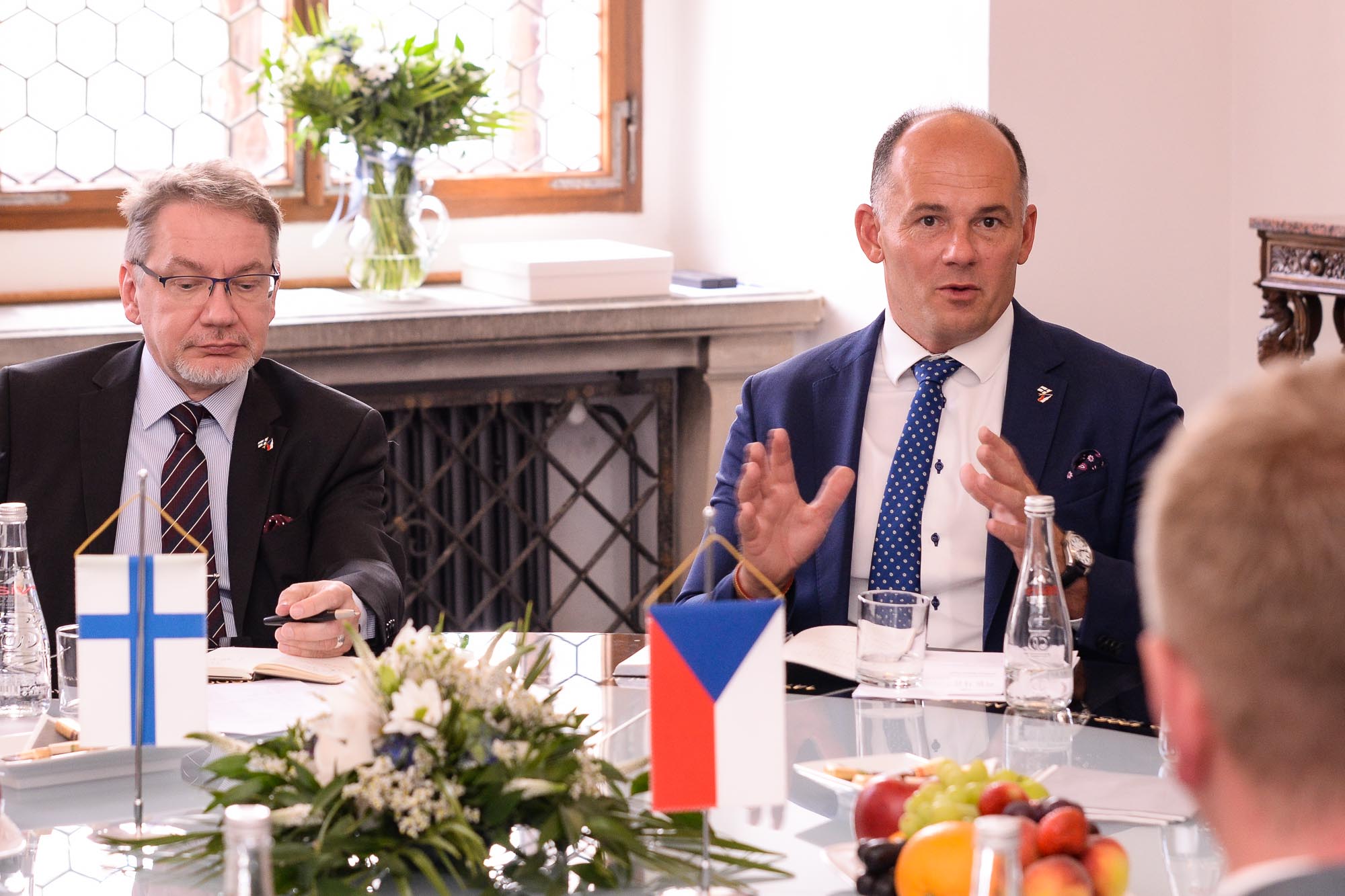 Velvyslanec Finské republiky pro Česko a Slovenko J. E. Jukka Pesola navštívil Plzeň (foto: M. Pecuch, 30.5.2022)