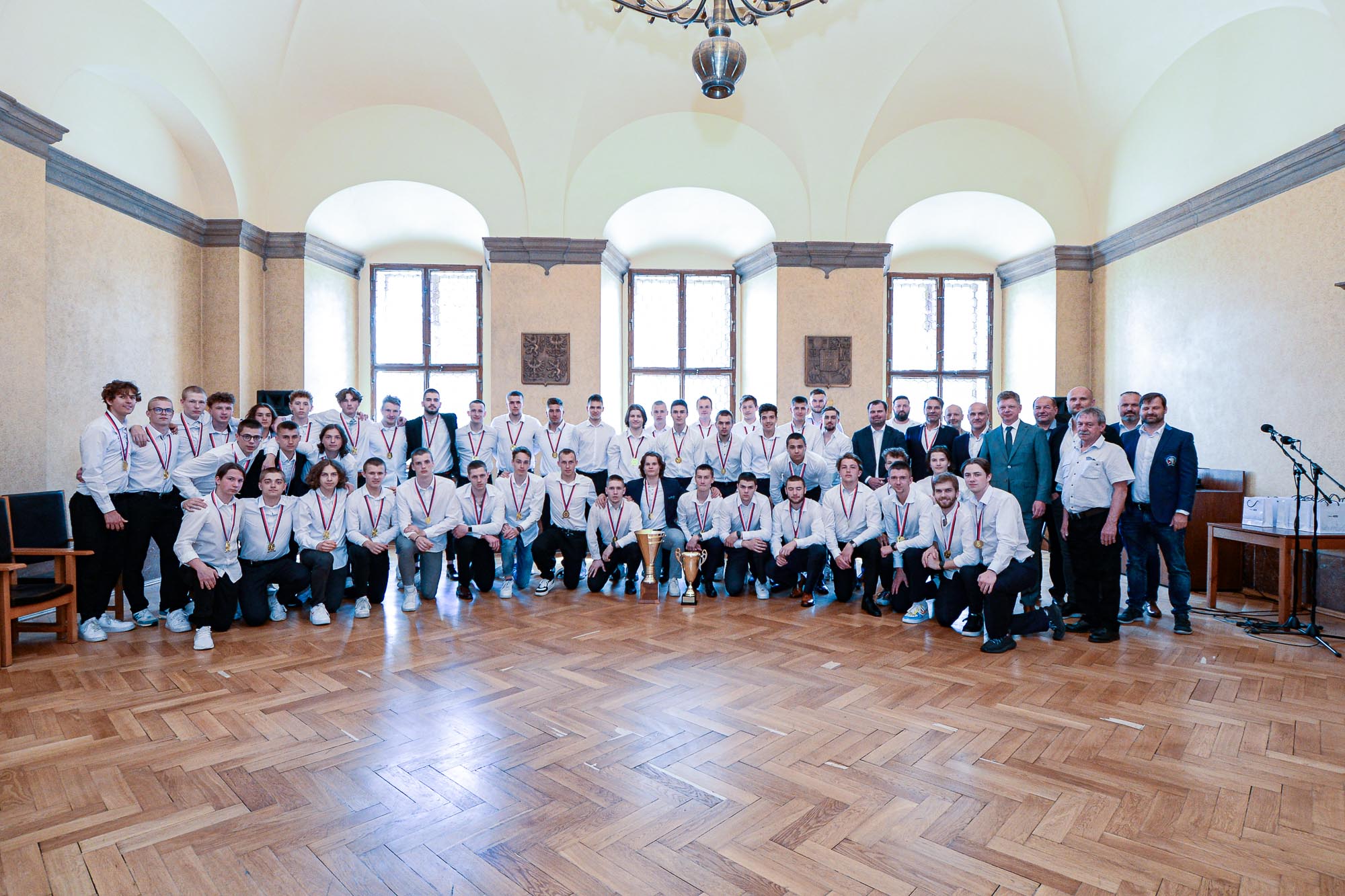 Mladé mistry HC Škoda přijal primátor Pavel Šindelář