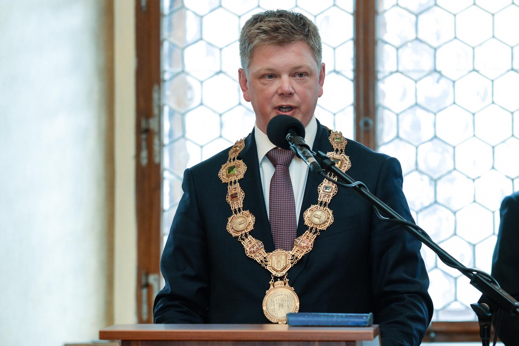 Prestižní Cenu 1. června obdržel duchovní Václav Malý (foto: M. Pecuch, 1.6.2022)