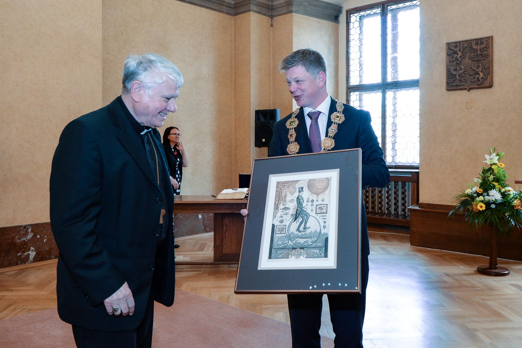 Prestižní Cenu 1. června obdržel duchovní Václav Malý (foto: M. Pecuch, 1.6.2022)