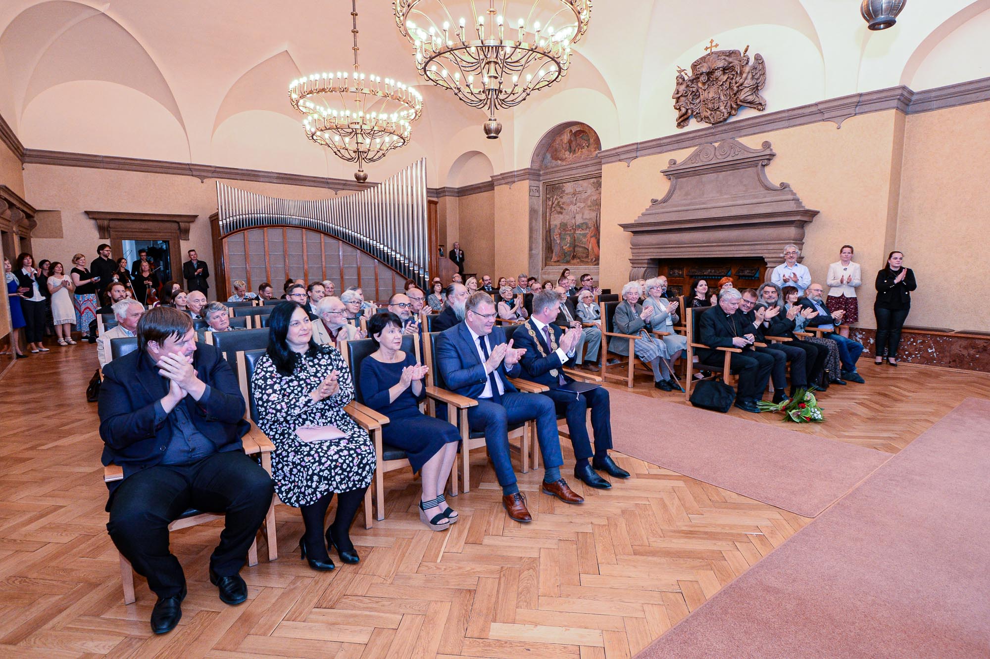 Prestižní Cenu 1. června obdržel duchovní Václav Malý (foto: M. Pecuch, 1.6.2022)