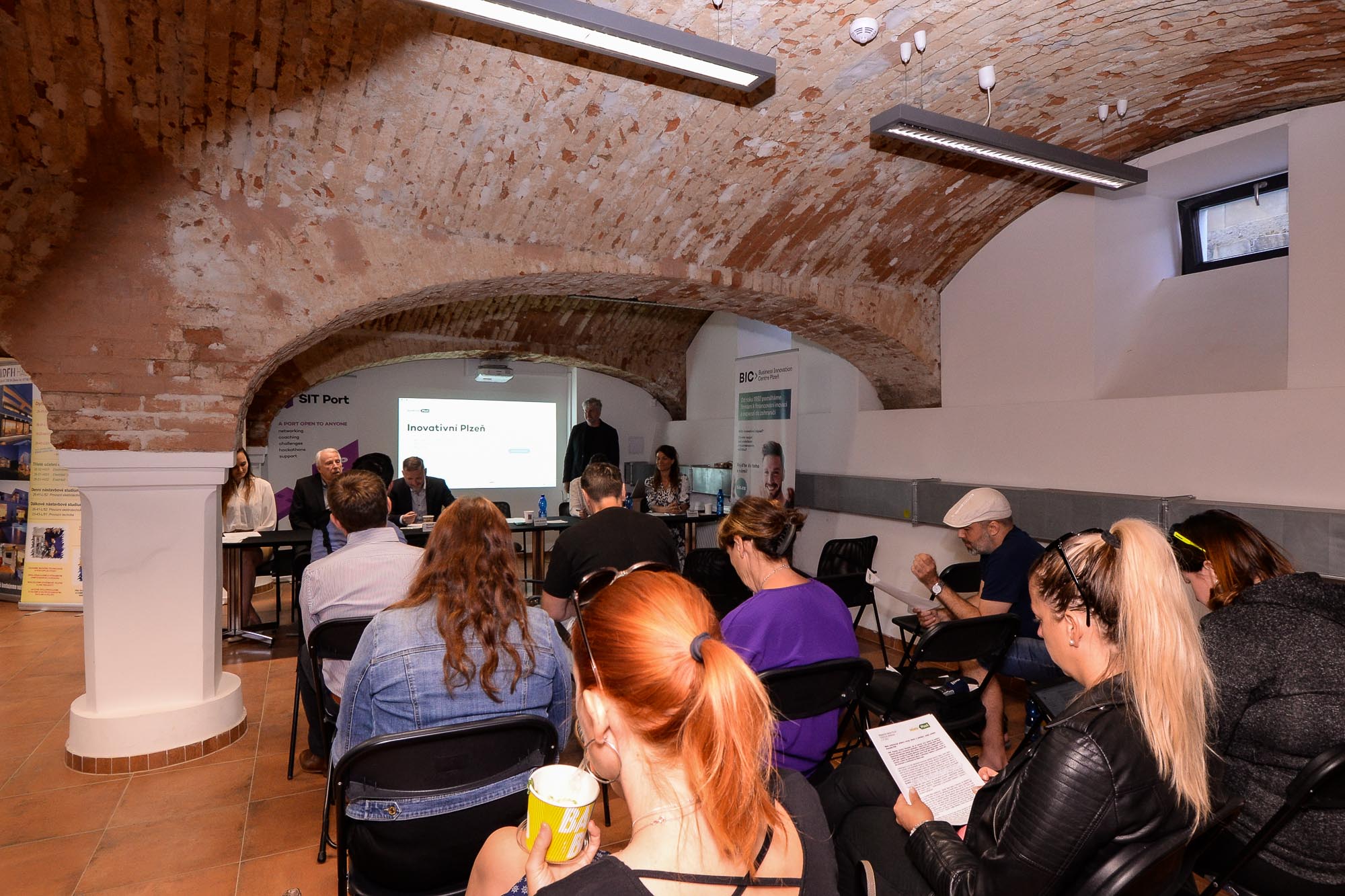 Tisková konference Plzeňský Inovační Ekosystém / Festival Inovujeme Plzeň 2022 (foto: M. Pecuch, 2.6.2022)