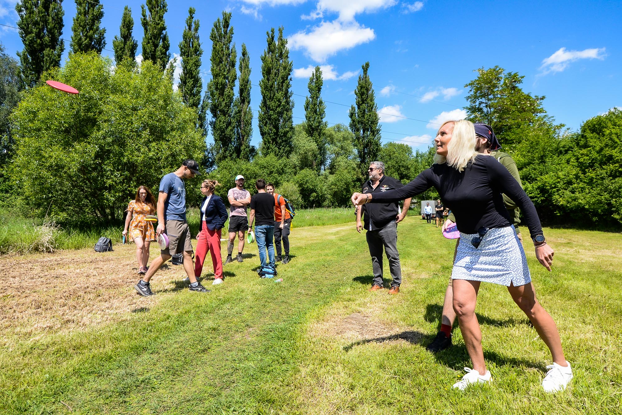 V Plzni vzniklo další discgolfové hřiště pod Škoda sport parkem (foto: M. Pecuch, 31.5.2022)