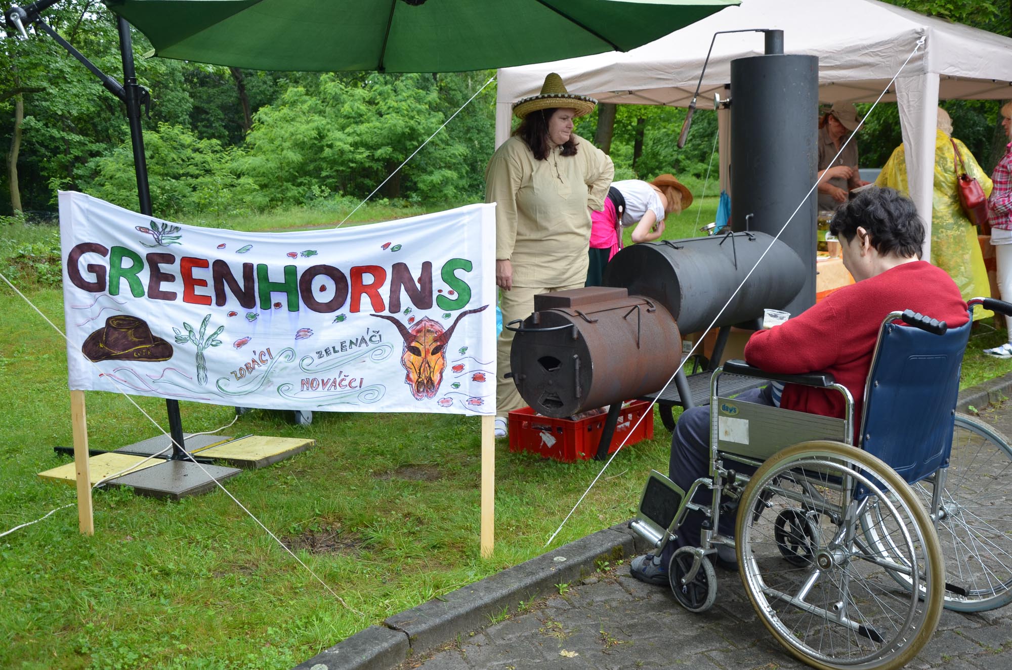Zahradní slavnost na Divokém západě (foto: E. Kriegerová, 7.6.2022)