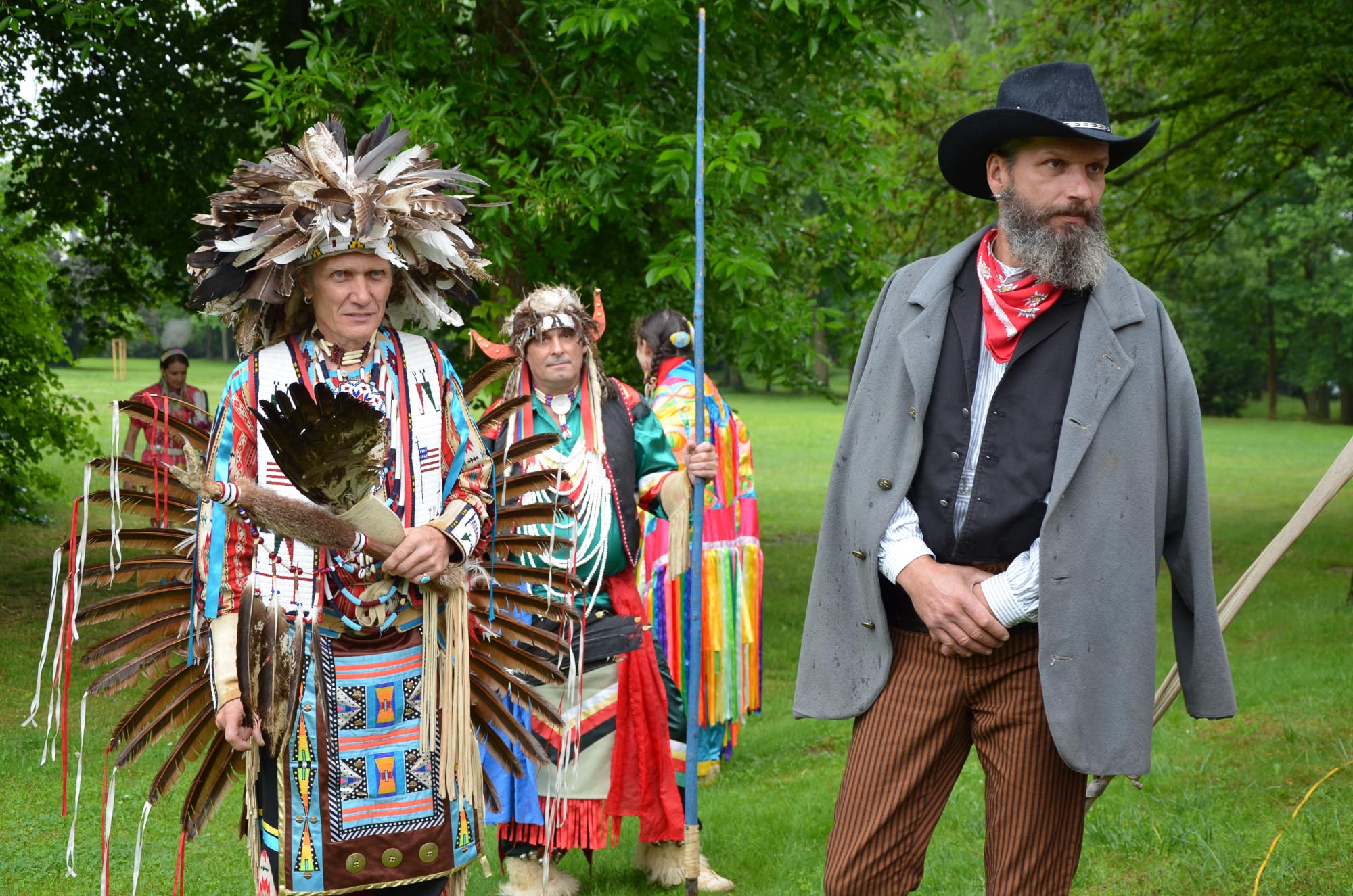 Zahradní slavnost na Divokém západě (foto: E. Kriegerová, 7.6.2022)