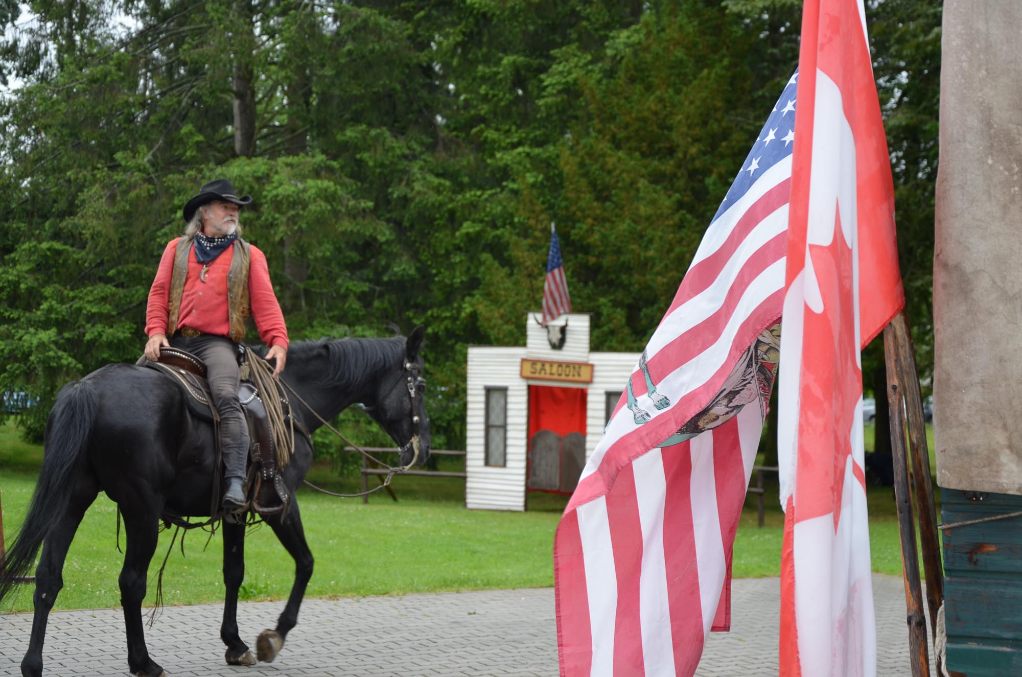 Zahradní slavnost na Divokém západě (foto: E. Kriegerová, 7.6.2022)
