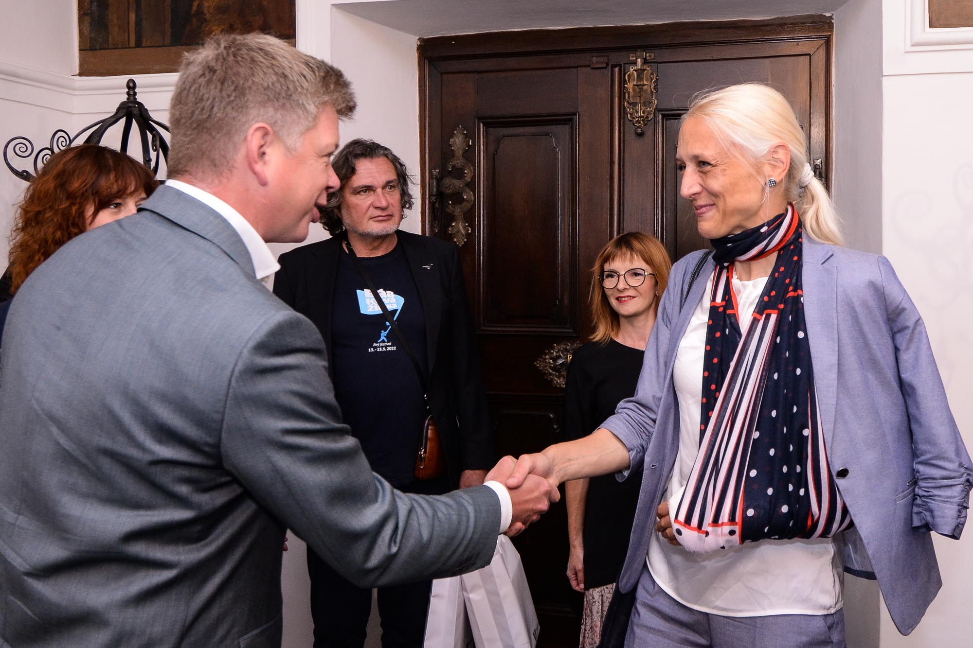 Jak oživuje veřejný prostor Plzeň, zajímalo delegaci z partnerské Žiliny (foto: M. Pecuch, 8.6.2022)