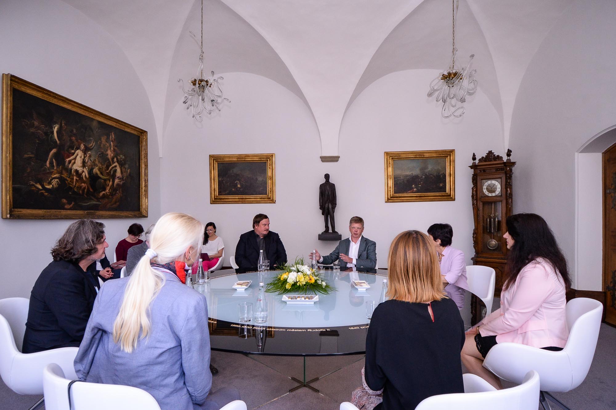 Jak oživuje veřejný prostor Plzeň, zajímalo delegaci z partnerské Žiliny (foto: M. Pecuch, 8.6.2022)