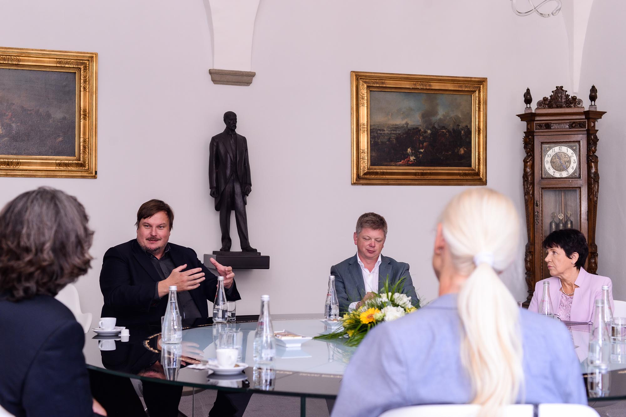 Jak oživuje veřejný prostor Plzeň, zajímalo delegaci z partnerské Žiliny (foto: M. Pecuch, 8.6.2022)