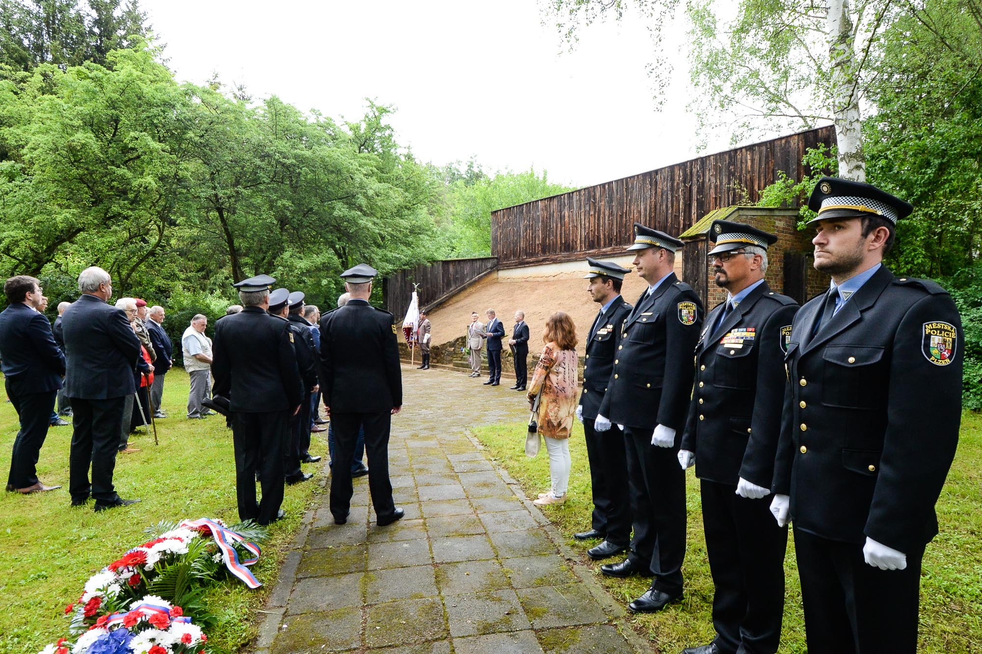 Plzeň uctila památku obětí heydrichiády (foto: M. Pecuch, 9.6.2022)