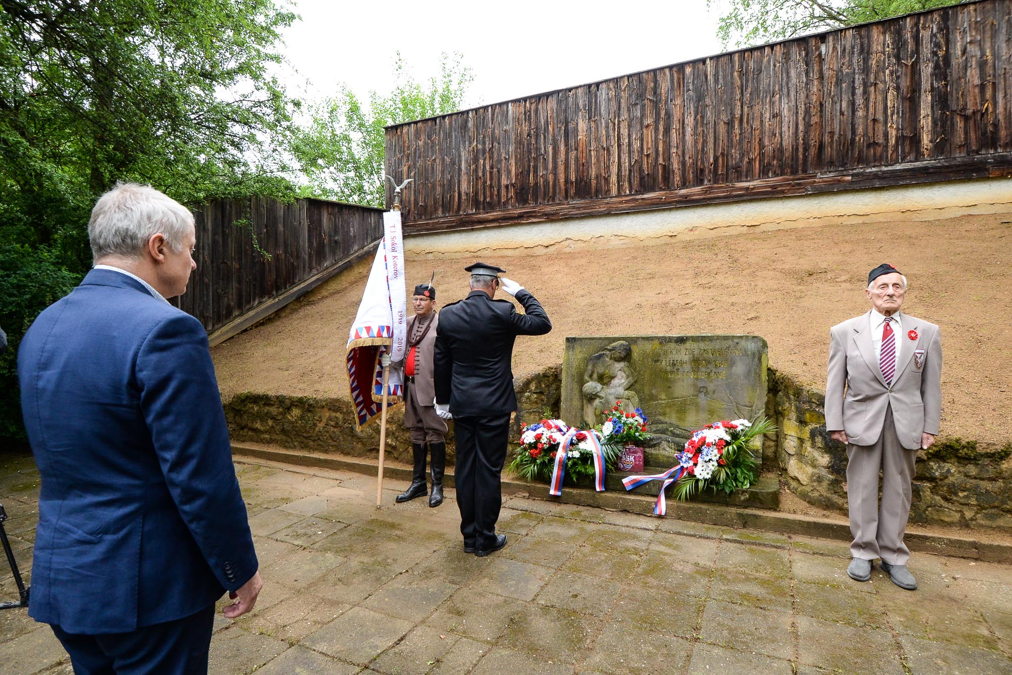Plzeň uctila památku obětí heydrichiády (foto: M. Pecuch, 9.6.2022)