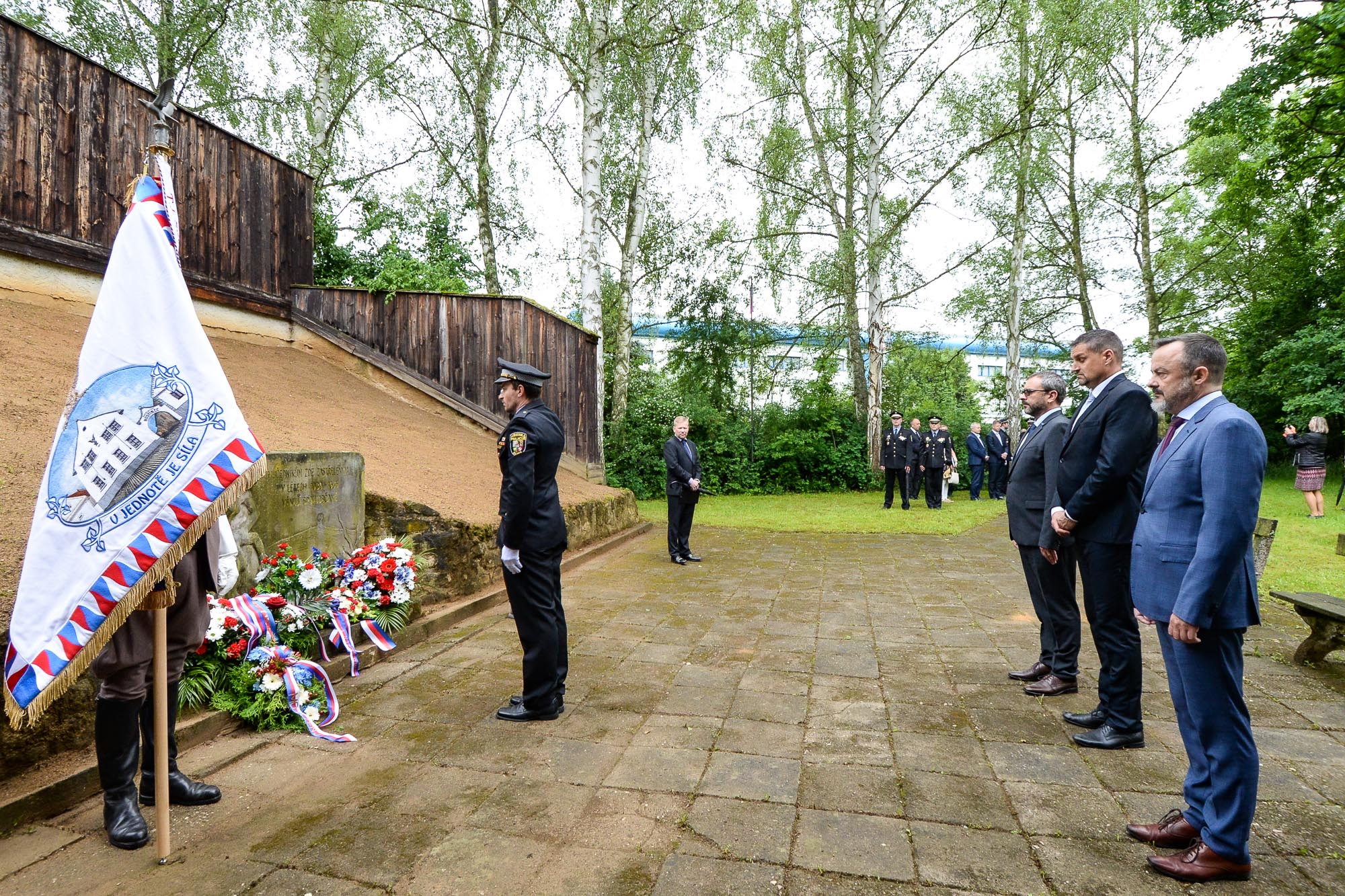 Plzeň uctila památku obětí heydrichiády (foto: M. Pecuch, 9.6.2022)