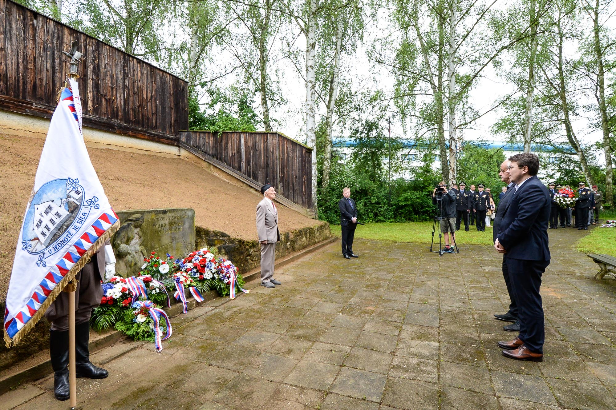Plzeň uctila památku obětí heydrichiády (foto: M. Pecuch, 9.6.2022)