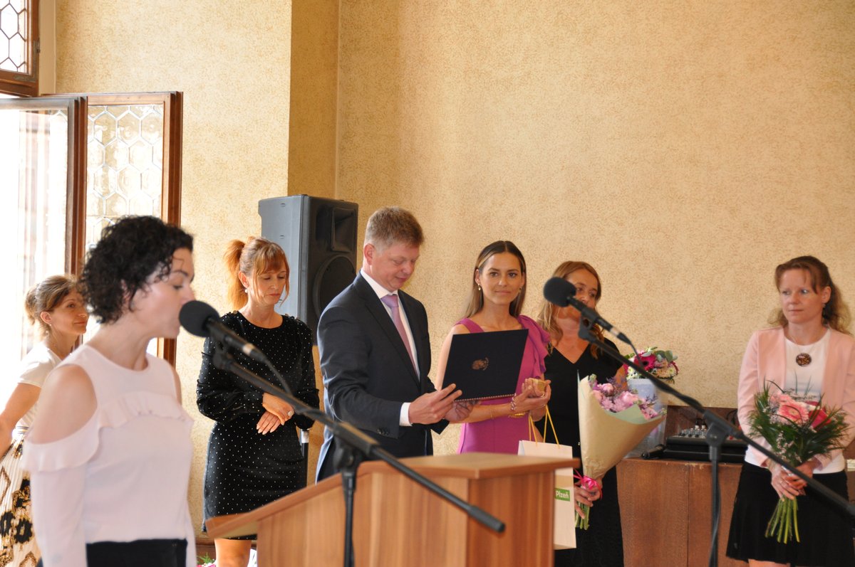 Ocenění ve školství 2022 (foto: A. Jarošová, 14.6.2022)