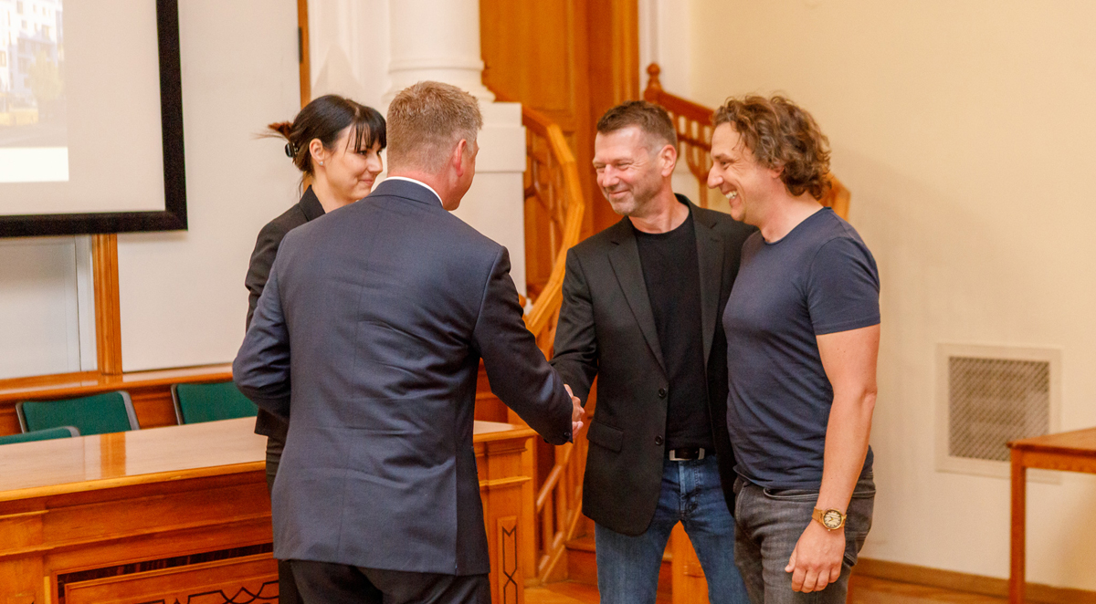 Cena Hanuše Zápala 2018-2022 (foto: Vít Štaif, 14.6.2022)