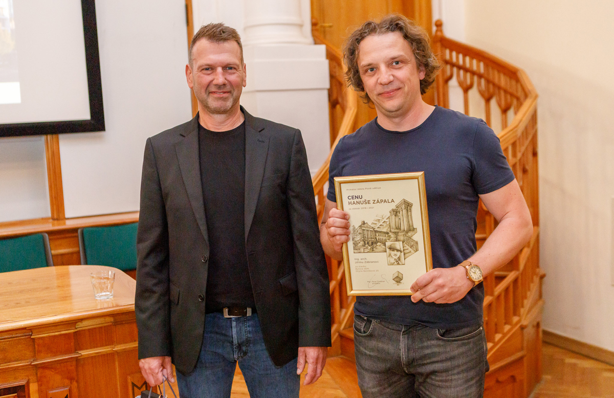 Cena Hanuše Zápala 2018-2022 (foto: Vít Štaif, 14.6.2022)