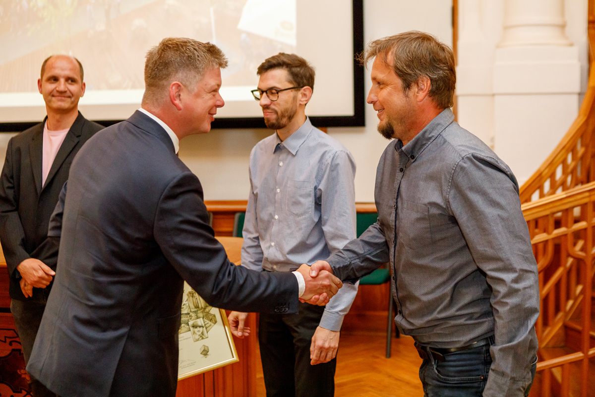 Cena Hanuše Zápala 2018-2022 (foto: Vít Štaif, 14.6.2022)