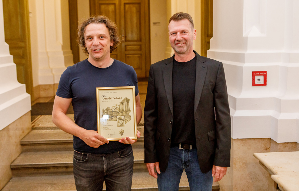 Cena Hanuše Zápala 2018-2022 (foto: Vít Štaif, 14.6.2022)
