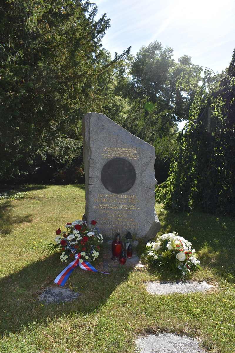 Heliodor Píka (foto: H. Josefová, 21.6.2022)