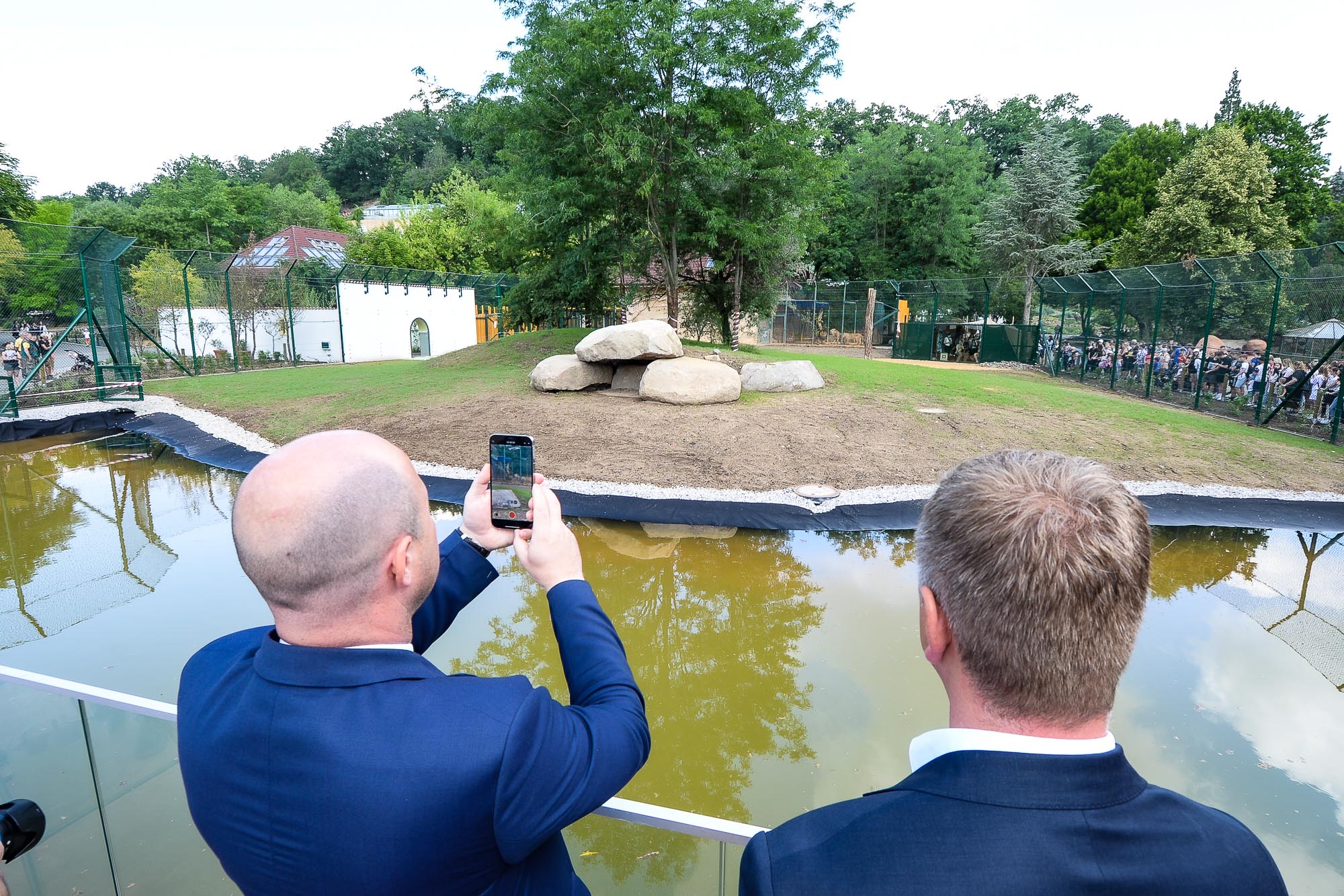 Plzeňská zoo modernizovala výběh pro lvy (foto: M. Pecuch, 28.6.2022)