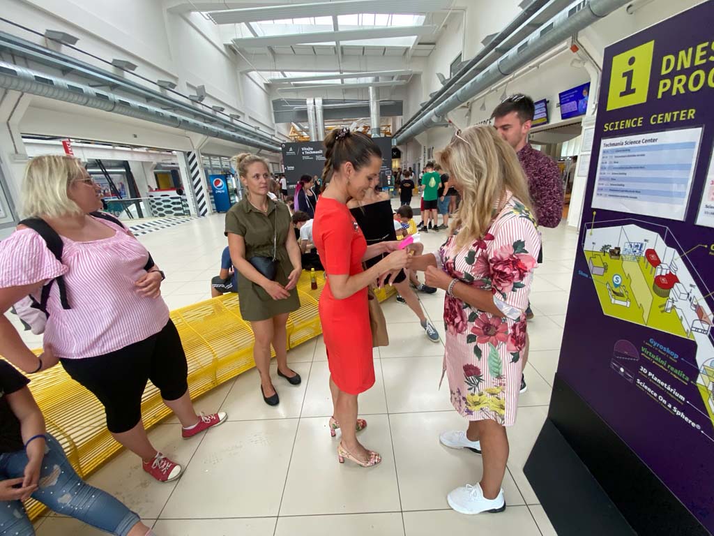 Děti z domova Domino navštívily Techmanii (foto: M. Kovářová, 28.6.2022)