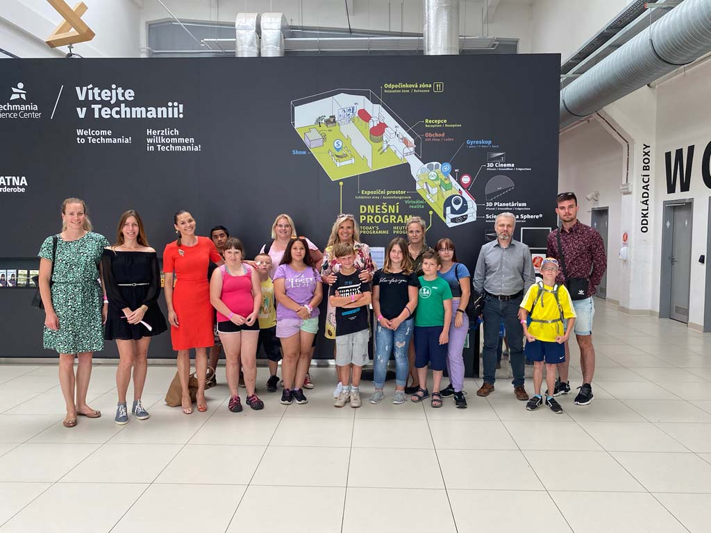 Děti z domova Domino navštívily Techmanii (foto: M. Kovářová, 28.6.2022)
