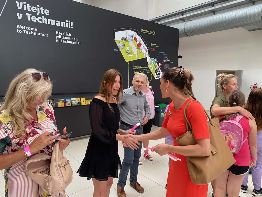 Děti z domova Domino navštívily Techmanii (foto: M. Kovářová, 28.6.2022)