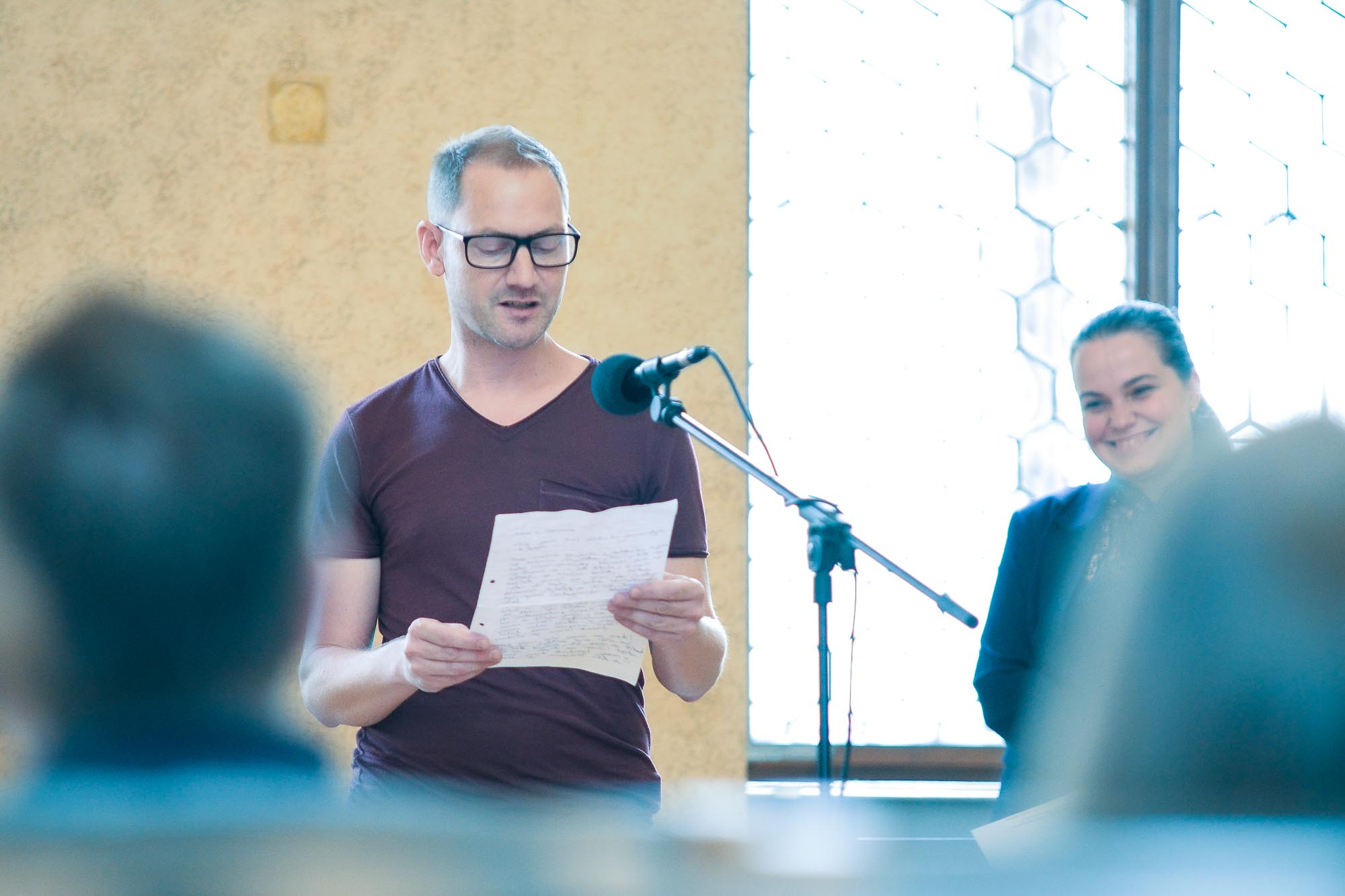 Stipendisté mezinárodní letní jazykové školy navštívili radnici (foto: M. Pecuch, 13.7.2022)