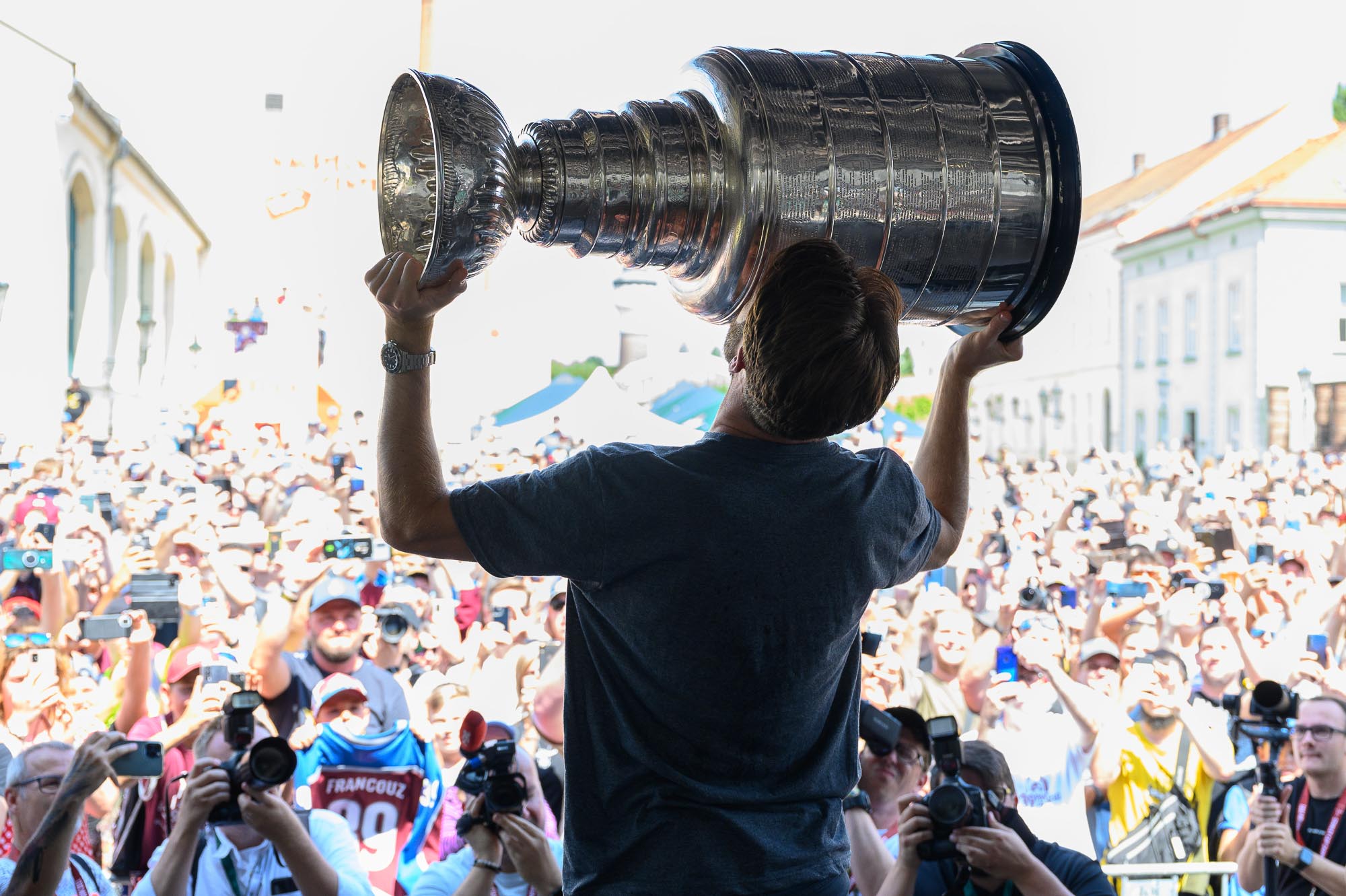 Pavel Francouz přivezl do Plzně Stanley Cup (foto: V. Vecka, 22.7.2022)