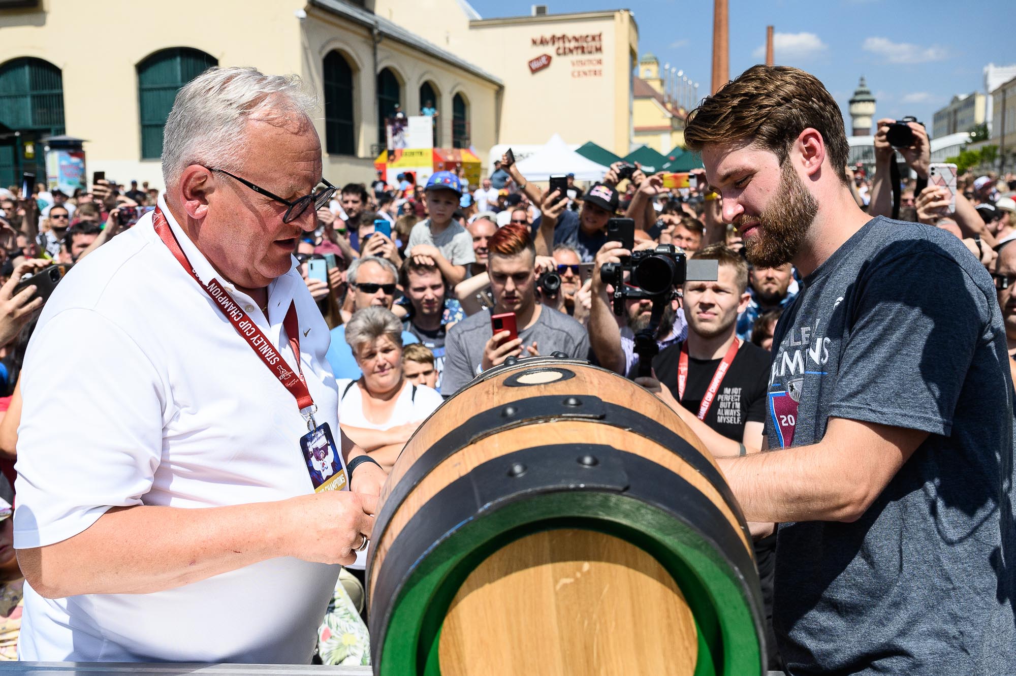 Pavel Francouz přivezl do Plzně Stanley Cup (foto: V. Vecka, 22.7.2022)