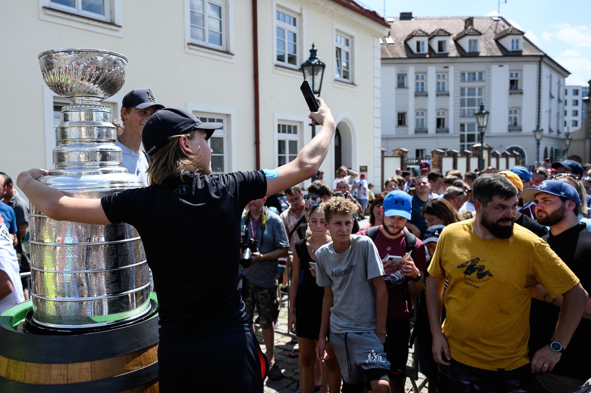 Pavel Francouz přivezl do Plzně Stanley Cup (foto: V. Vecka, 22.7.2022)