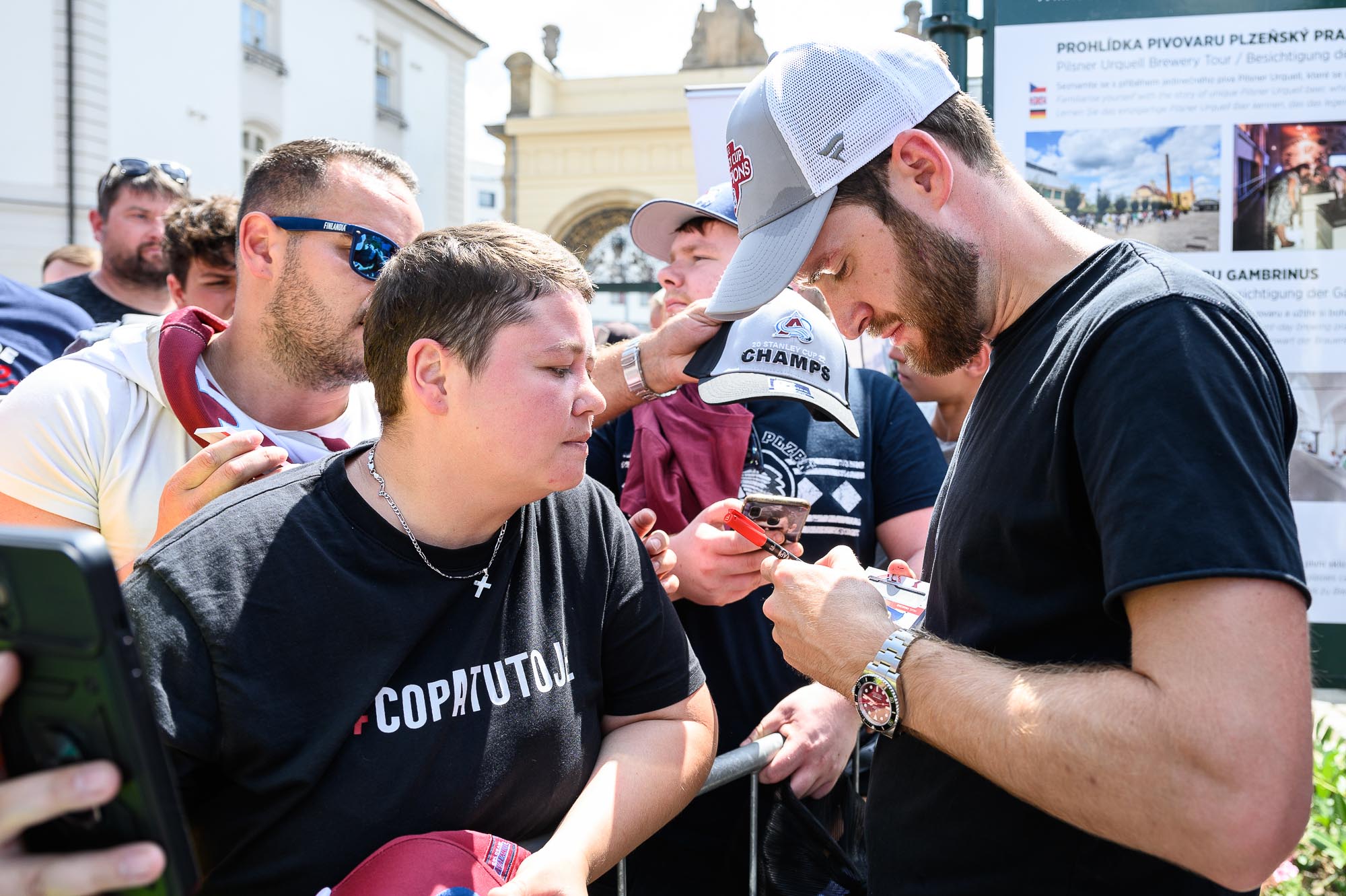 Pavel Francouz přivezl do Plzně Stanley Cup (foto: V. Vecka, 22.7.2022)