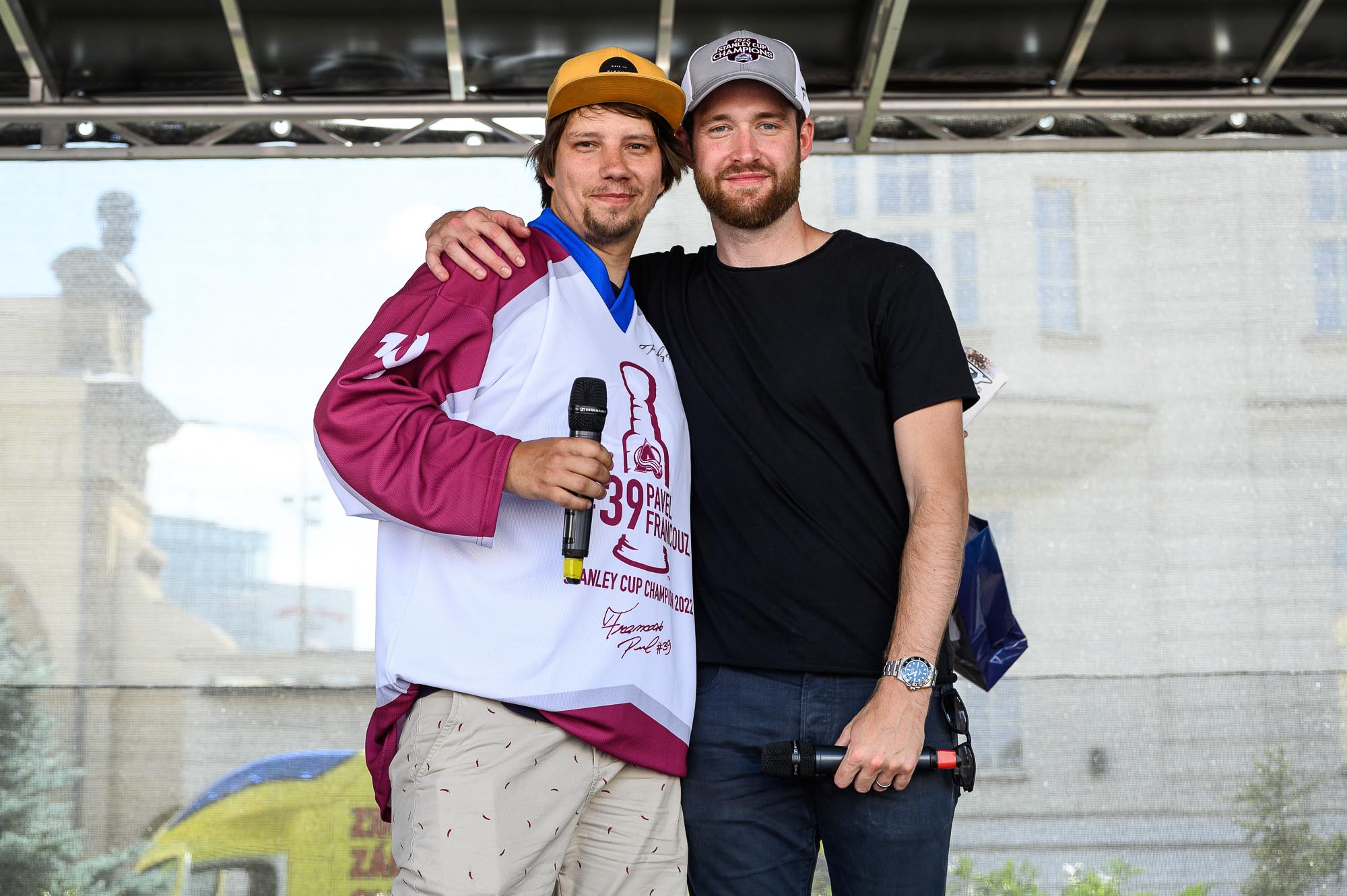 Pavel Francouz přivezl do Plzně Stanley Cup (foto: V. Vecka, 22.7.2022)