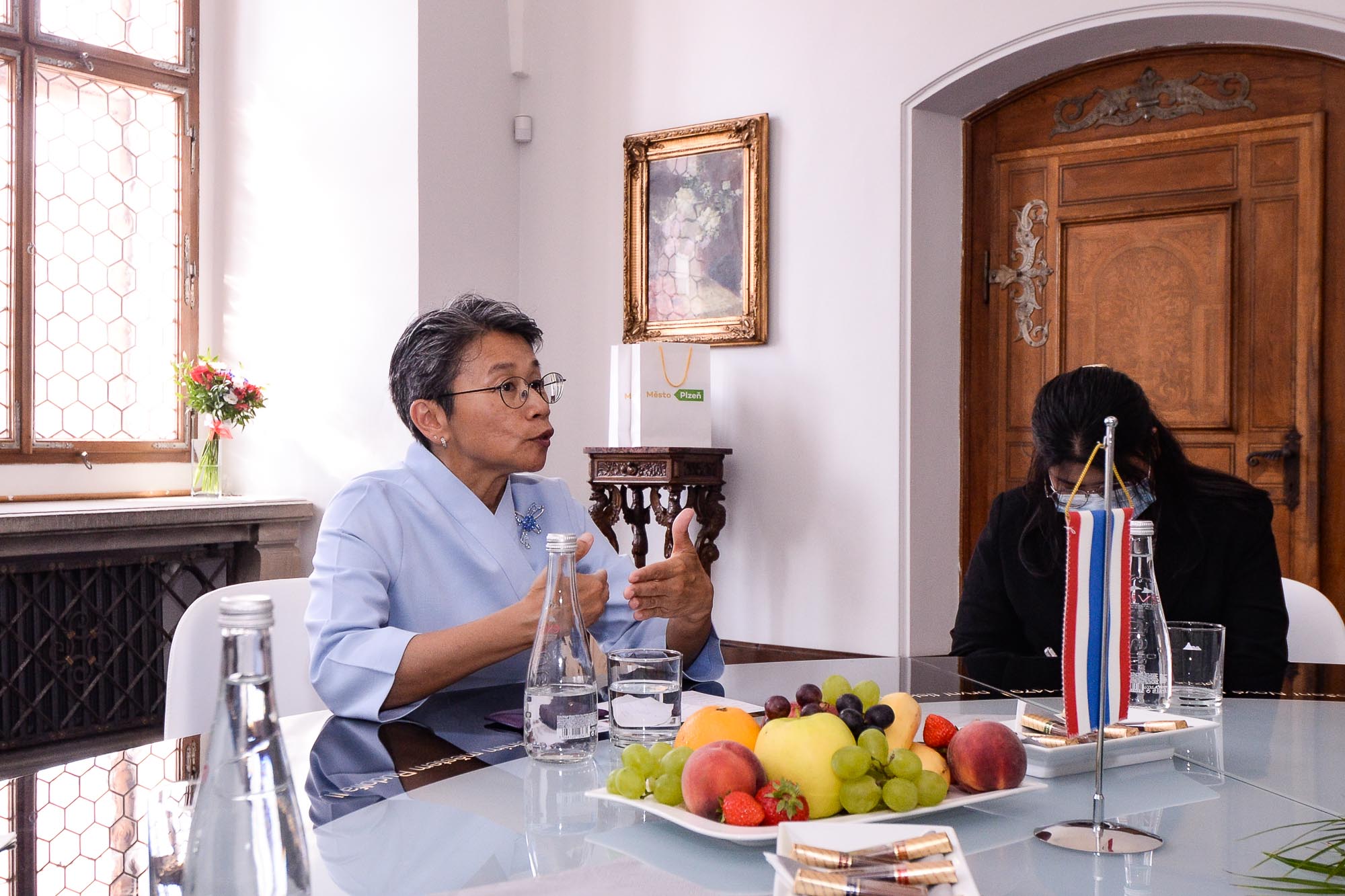 Plzeň navštívila thajská velvyslankyně (foto: M. Pecuch, 2.8.2022)