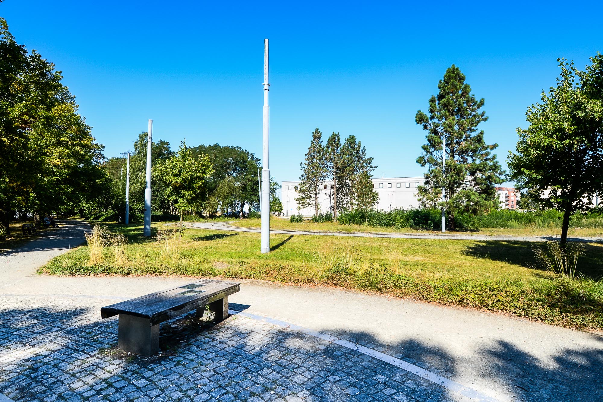 Plzeň zahájila stavbu vstupní brány do Borského parku (foto: M. Pecuch, 3.8.2022)