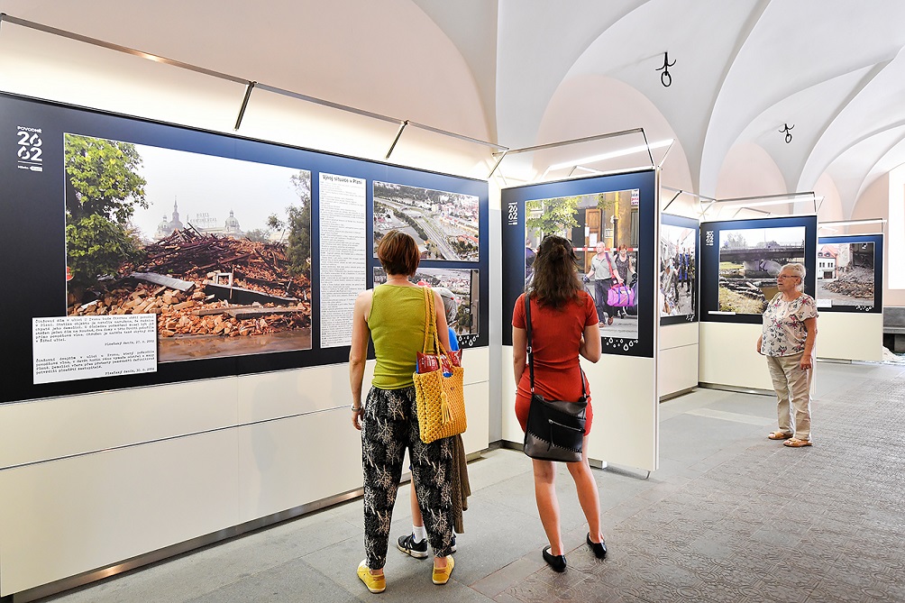 Plzeňané po dvaceti letech vzpomínali na velké povodně (foto: M. Chaloupka, 11.8.2022)