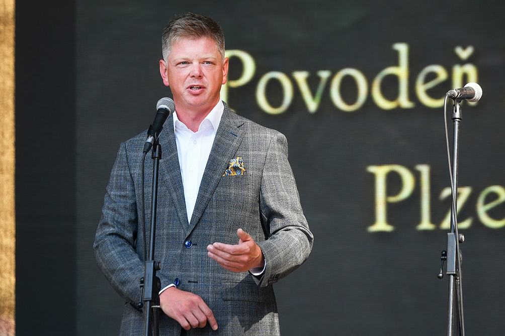 Plzeňané po dvaceti letech vzpomínali na velké povodně (foto: M. Chaloupka, 11.8.2022)