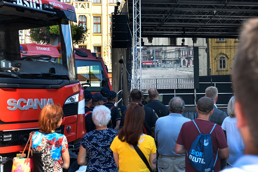 Plzeňané po dvaceti letech vzpomínali na velké povodně (foto: M. Chaloupka, 11.8.2022)