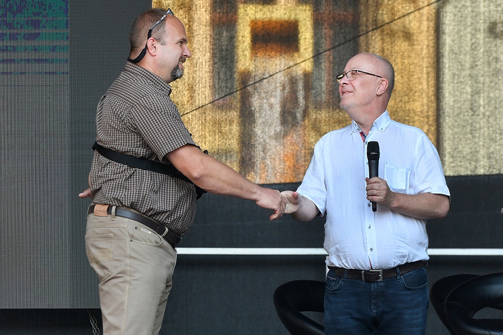 Plzeňané po dvaceti letech vzpomínali na velké povodně (foto: M. Chaloupka, 11.8.2022)