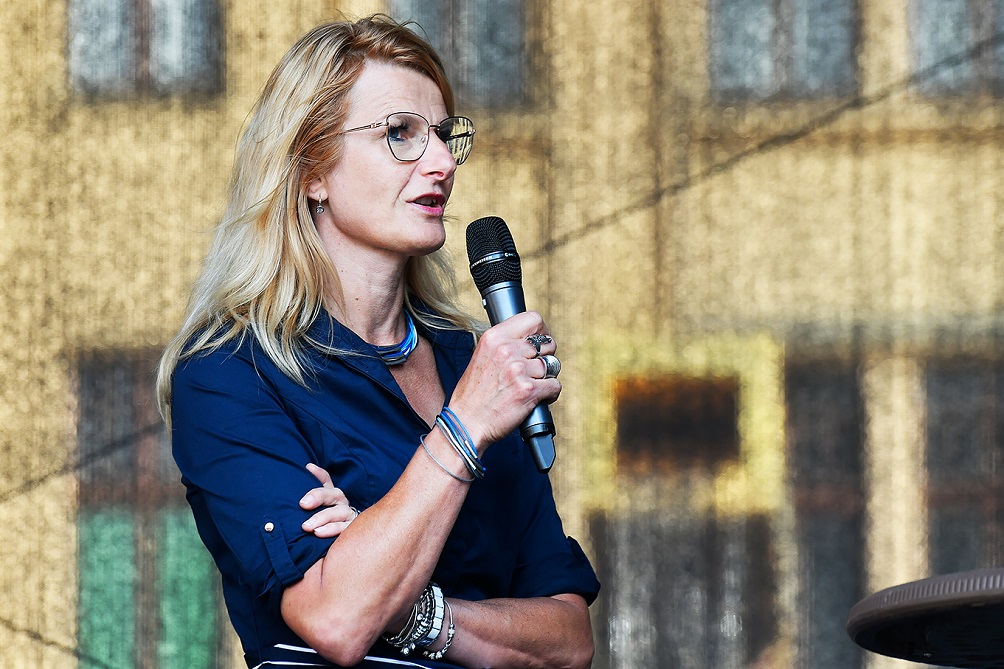 Plzeňané po dvaceti letech vzpomínali na velké povodně (foto: M. Chaloupka, 11.8.2022)