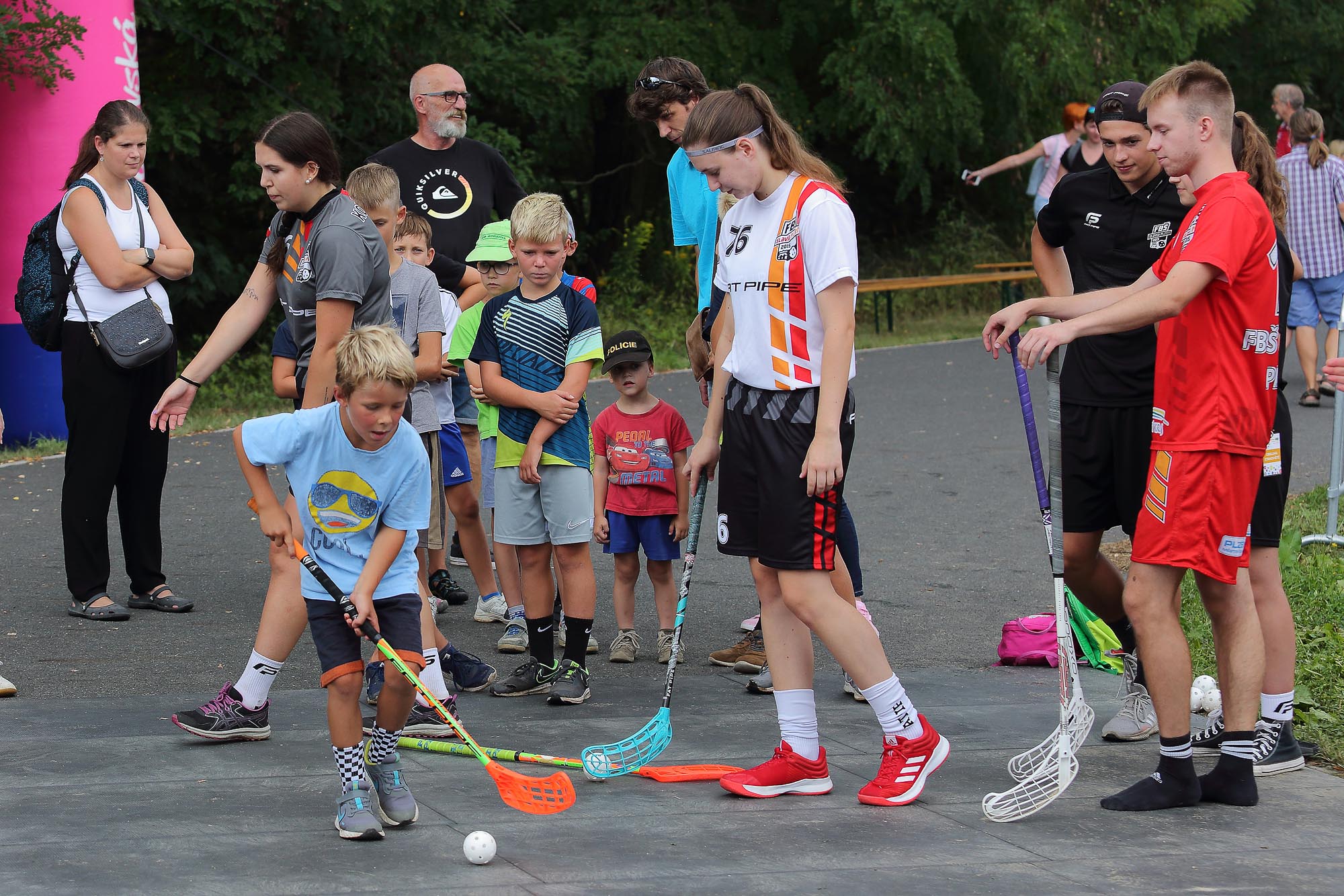 Úvodní víkend Sportmanie Plzeň 2022 poznamenal déšť (foto: Z. Vaiz, 20.8.2022)