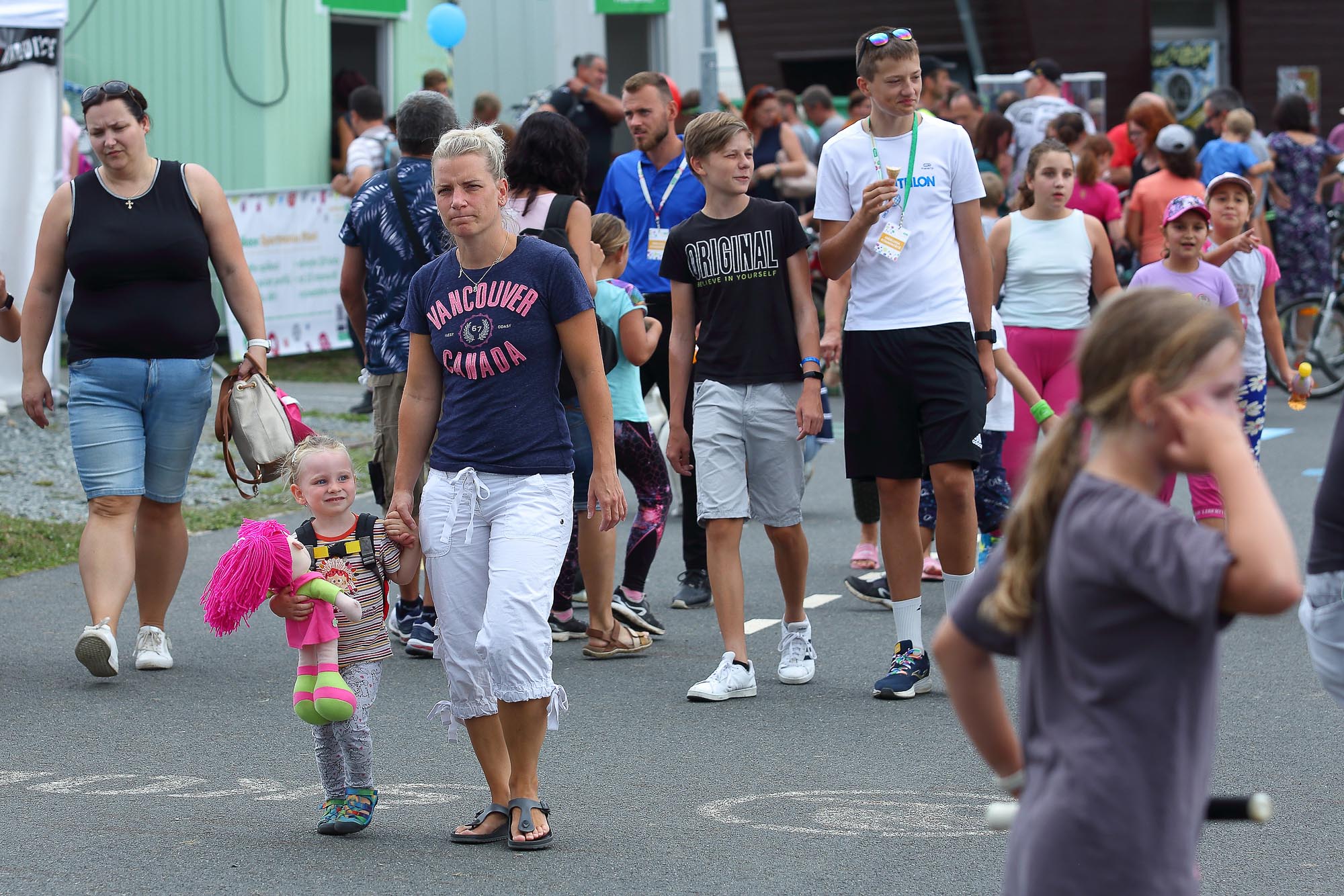 Úvodní víkend Sportmanie Plzeň 2022 poznamenal déšť (foto: Z. Vaiz, 20.8.2022)