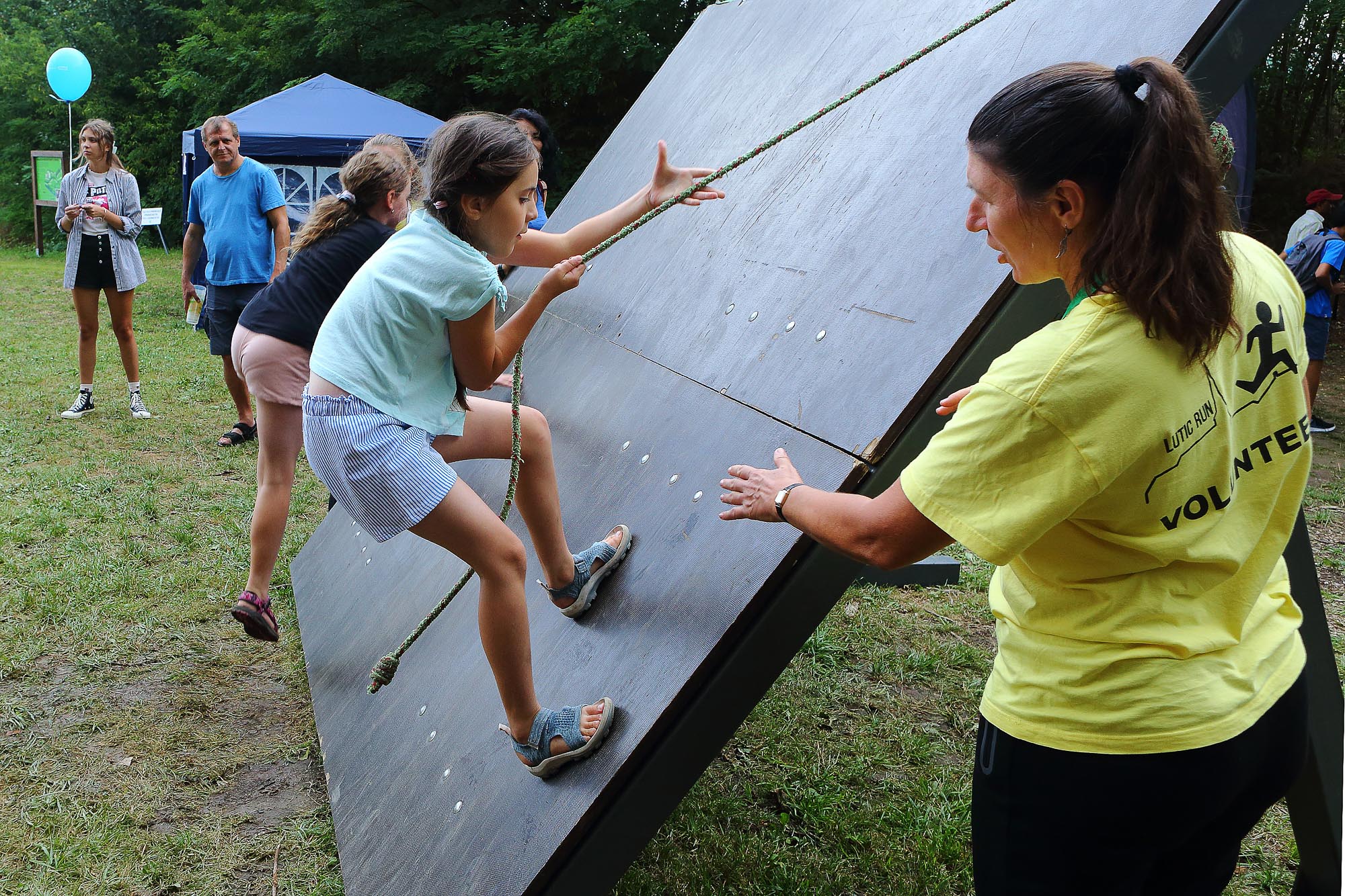 Úvodní víkend Sportmanie Plzeň 2022 poznamenal déšť (foto: Z. Vaiz, 20.8.2022)