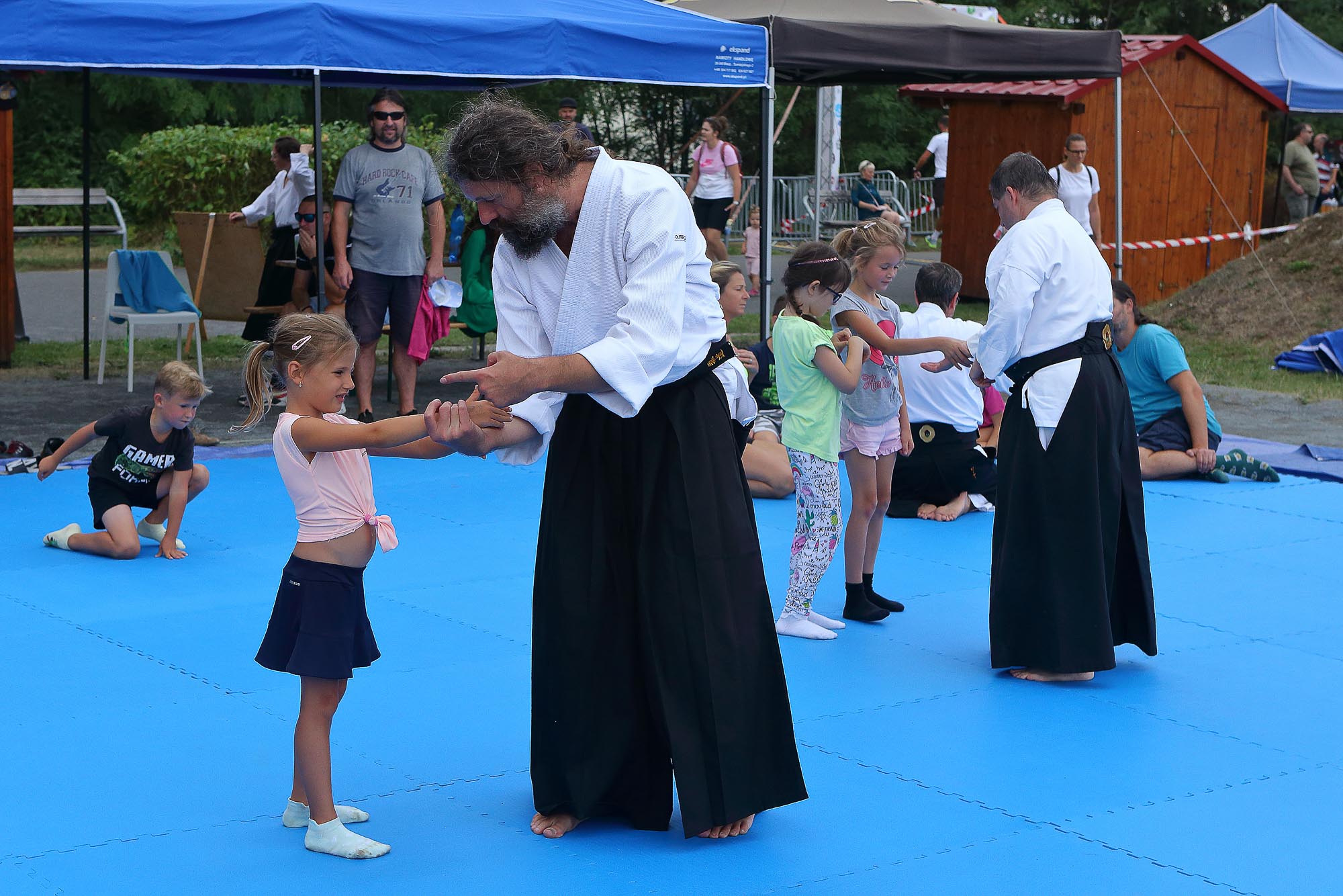 Úvodní víkend Sportmanie Plzeň 2022 poznamenal déšť (foto: Z. Vaiz, 20.8.2022)