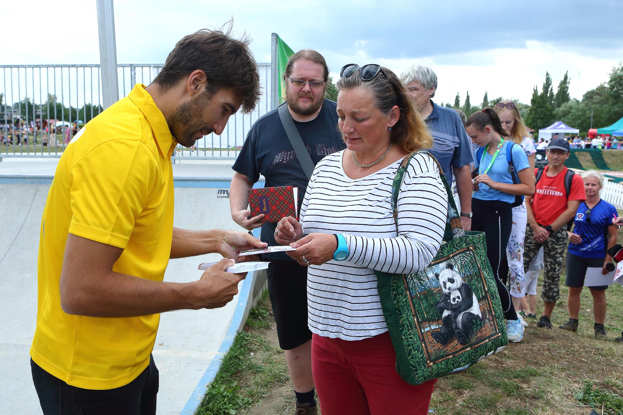 Úvodní víkend Sportmanie Plzeň 2022 poznamenal déšť (foto: Z. Vaiz, 20.8.2022)