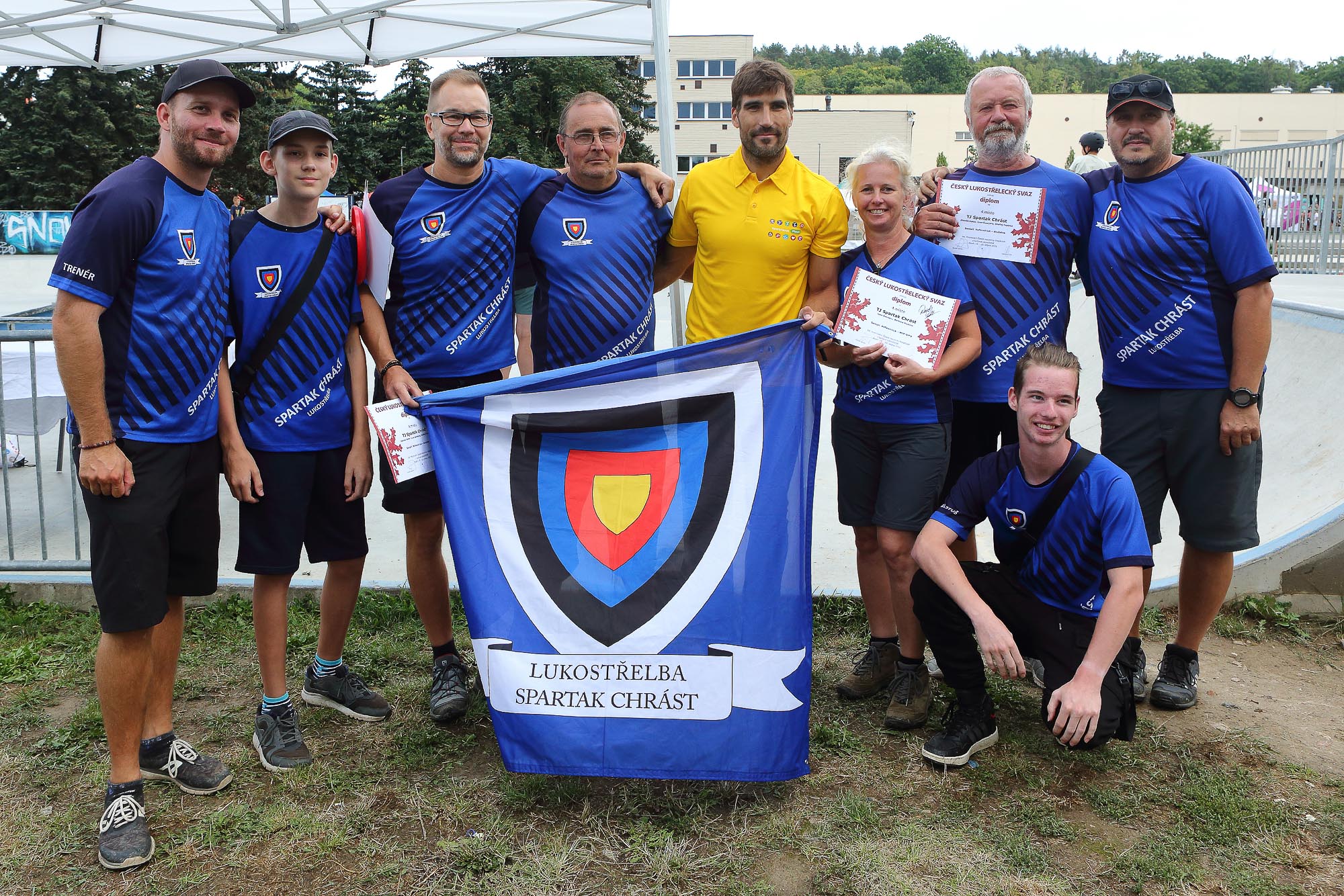 Úvodní víkend Sportmanie Plzeň 2022 poznamenal déšť (foto: Z. Vaiz, 20.8.2022)
