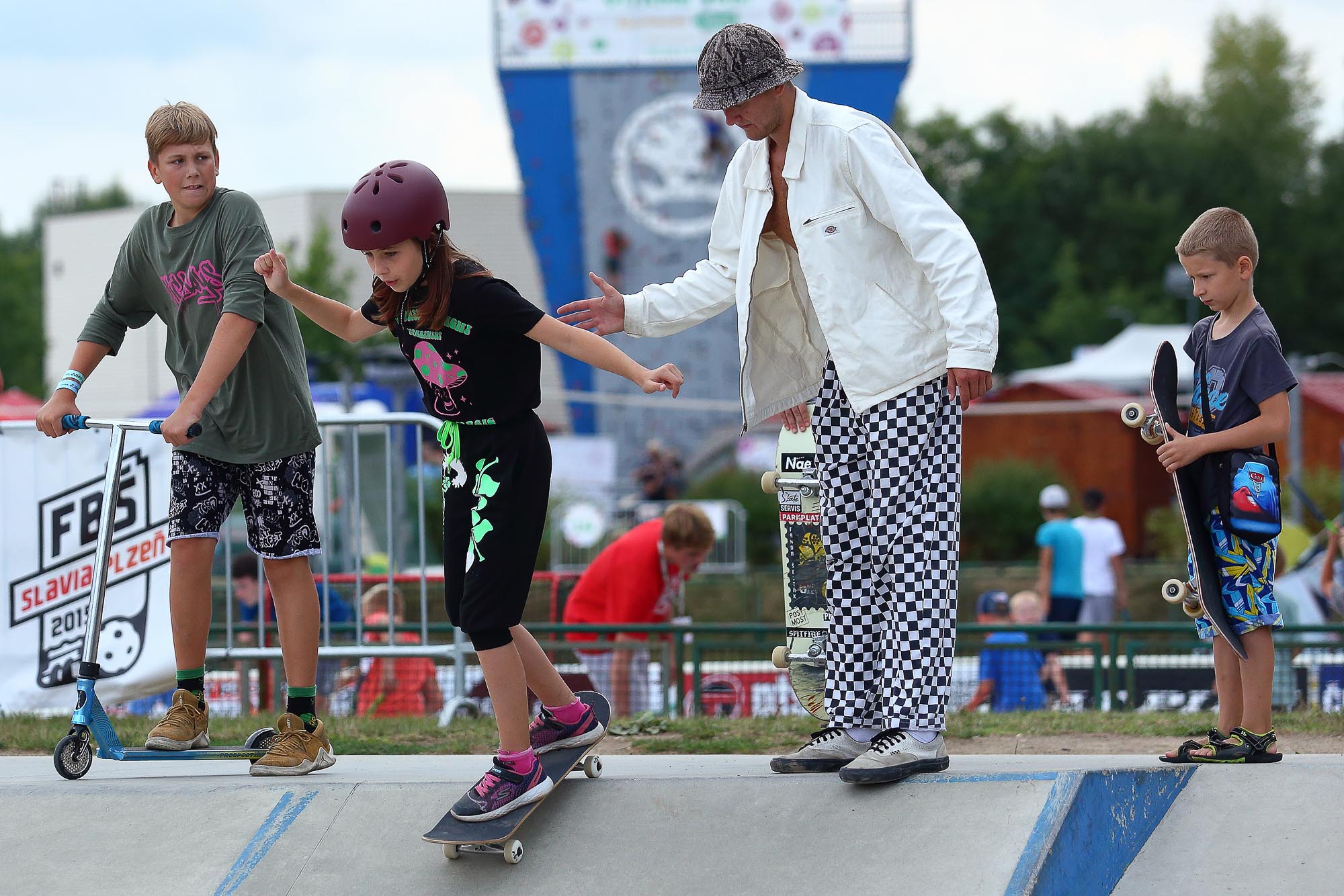 Úvodní víkend Sportmanie Plzeň 2022 poznamenal déšť (foto: Z. Vaiz, 20.8.2022)