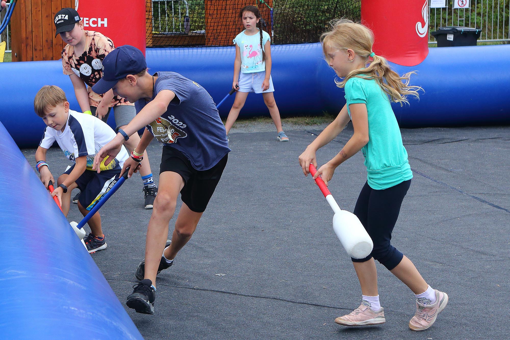 Úvodní víkend Sportmanie Plzeň 2022 poznamenal déšť (foto: Z. Vaiz, 20.8.2022)