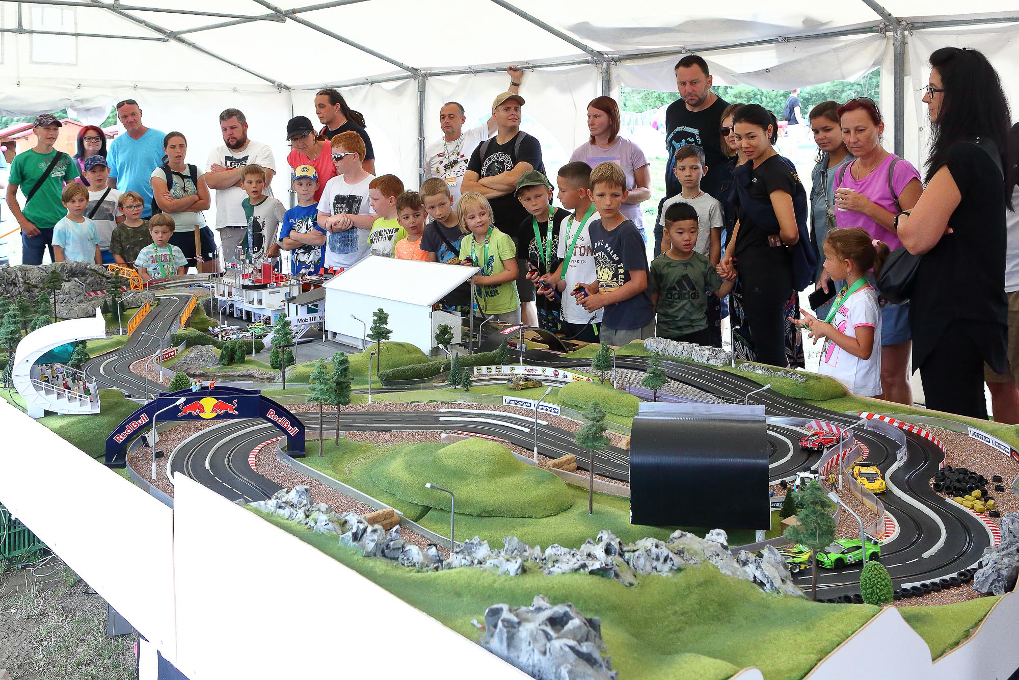 Úvodní víkend Sportmanie Plzeň 2022 poznamenal déšť (foto: Z. Vaiz, 20.8.2022)