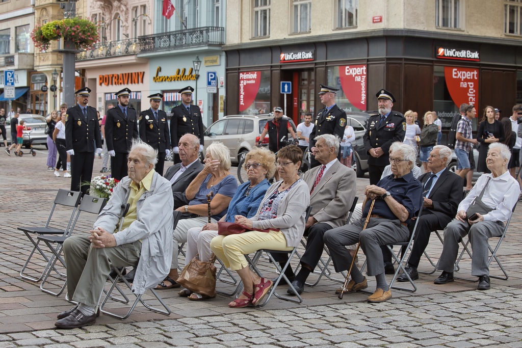 Město si připomnělo události 21. srpna 1968 (foto: R. Muchka, 21.8.2022)